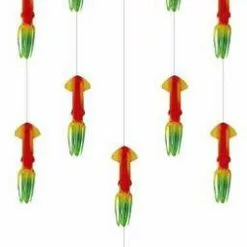 Squidnation 36in Spreader Bar With 9in Mauler Squid Green