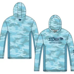 St. Croix Skyline Hooded Long Sleeve Shirt