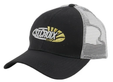 St. Croix Trucker Mesh Hat - Black 1 St. Croix Trucker Mesh Hat - Black