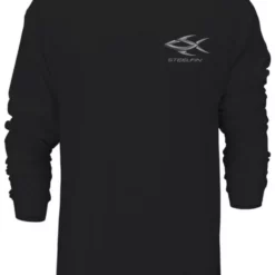 Steelfin Long Sleeve Tuna Shirt - Midnight Black - Large