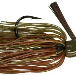 Strike King Hack Attack Heavy Cover Jig - Green Pumpkin Craw - 3/8oz