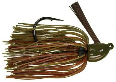 Strike King Hack Attack Heavy Cover Jig - Green Pumpkin Craw - 3/8oz 1 Strike King Hack Attack Heavy Cover Jig - Green Pumpkin Craw - 3/8oz