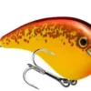 Strike King Chick Magnet Flat Sided Crankbait - Chartreuse Copper