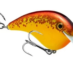 Strike King Chick Magnet Flat Sided Crankbait - Chartreuse Copper