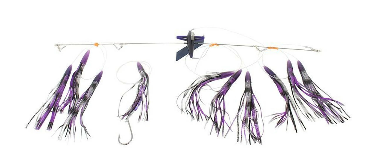 Strike Point Tackle 36in Outbound Rudder Spreader Bar - Purple 2 Strike Point Tackle 36in Outbound Rudder Spreader Bar - Purple - Image 2