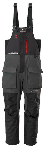 Striker ICE Predator Bib - Black/Charcoal - X-Large 1 Striker ICE Predator Bib - Black/Charcoal - X-Large