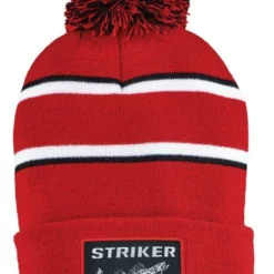 Striker ICE SI Striped Pom Hat -Marine Equipment & Accessories Sales Store striker ice si striped pom hat 75488.1651324797