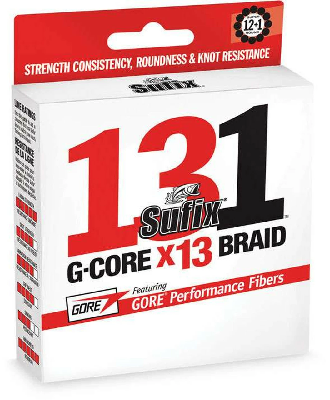 Sufix 131 G-Core Braided Fishing Line 1 Sufix 131 G-Core Braided Fishing Line