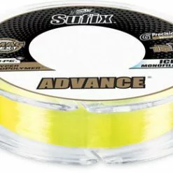 Sufix Advance Ice Monofilament - 100yds - Neon Lime - 6lb