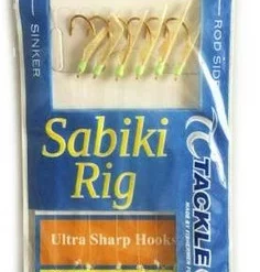 Tackle Crafters Sabiki Rig #12 - Green - 12 Pack