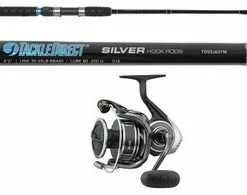 TackleDirect BGMQ5000D-H/TDSSJ631M Silver Hook Jigging Combo