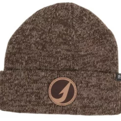 TackleDirect Cuffed Beanie With TD Logo Patch - Brown