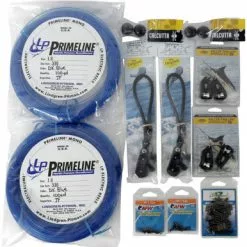 TackleDirect Double Halyard Outrigger Rigging Kit For Heavy Lures