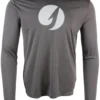 TackleDirect Hook Logo Mens Performance LS Shirt - Graphite - Medium