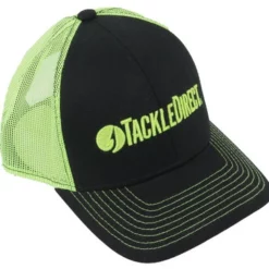 TackleDirect Logo Trucker Cap - Black/Neon Green