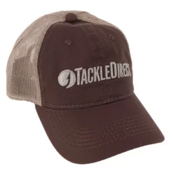 TackleDirect Logo Trucker Cap - Brown/Khaki