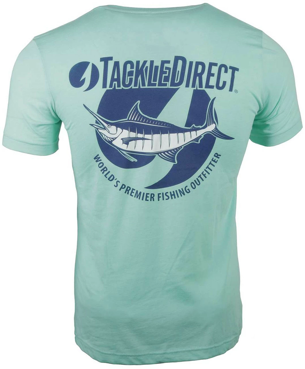 TackleDirect Marlin Short Sleeve T-Shirt - Heather Seafoam - 2X-Large 2 TackleDirect Marlin Short Sleeve T-Shirt - Heather Seafoam - 2X-Large - Image 2