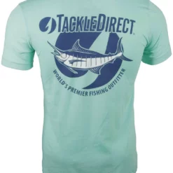 TackleDirect Marlin Short Sleeve T-Shirt - Heather Seafoam - Medium -Marine Equipment & Accessories Sales Store tackledirect marlin short sleeve t shirt heather seafoam m 00120.1671653741