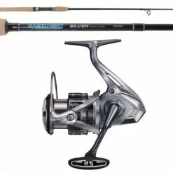 TackleDirect NASC3000HGFC/TDSS702M Silver Hook Spinning Combo