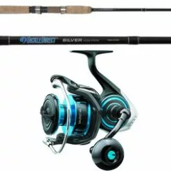 TackleDirect SALTISTMQ3000D-XH/TDSS701MH Silver Hook Spinning Combo