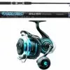 TackleDirect SALTISTMQ5000D-H/TDSSJ631M Silver Hook Jigging Combo