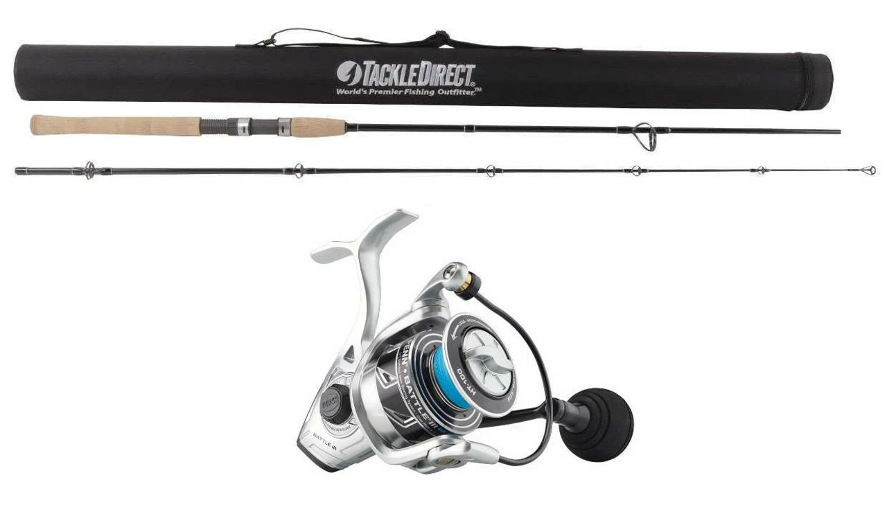 TackleDirect Silver Hook 2-pc/Penn BTLIII4000DX Battle III DX Combo 1 TackleDirect Silver Hook 2-pc/Penn BTLIII4000DX Battle III DX Combo