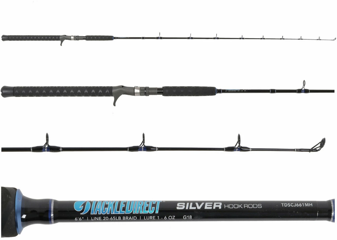 TackleDirect Silver Hook Conventional Jigging Rods 2 TackleDirect Silver Hook Conventional Jigging Rods - Image 2