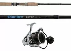 TackleDirect SLAIV3500DX/TDSS701MH Silver Hook Spinning Combo