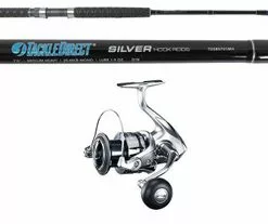 TackleDirect STC5000XGFL/TDSBS701MH Silver Hook Boat Spinning Combo