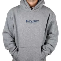 TackleDirect TDLH-GH TD Logo Hoody Gun Metal Heather/Navy L -Marine Equipment & Accessories Sales Store tackledirect tdlhgh td logo hoody gun metal heather navy logo l 81530.1651326698