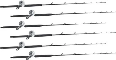 Shimano Talica TAC20BFC / TackleDirect Platinum Hook White Marlin Package W/ 6 Combos 1 Shimano Talica TAC20BFC / TackleDirect Platinum Hook White Marlin Package W/ 6 Combos