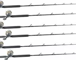 TackleDirect Platinum Hook / Shimano Tyrnos TYR30II White Marlin Package W/ 6 Combos