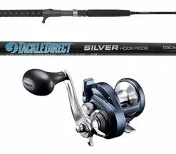 TackleDirect TDSCJ661H Silver Hook/Shimano TOR14HGA Torium Combo