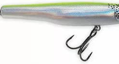 Thundermist Lures Thundermist Shallow Dive American Smelt Crankbait - Silver/Chartreuse