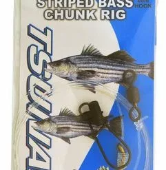 Tsunami Striped Bass Chunk Rig W/ Circle Hook
