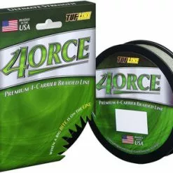 TUF-LINE 4ORCE Braided Line - Green - 125 Yd. (6 Lb. - 30 Lb.) 6 Lb.
