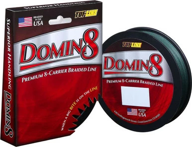 TUF-LINE DM15150GN DOMIN8 Braided Line - 15 Lb. - 150 Yd. - Green 1 TUF-LINE DM15150GN DOMIN8 Braided Line - 15 Lb. - 150 Yd. - Green