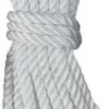 Unicord 460755 3-Strand Twisted White Nylon Dock Lines - 3/8 X 25