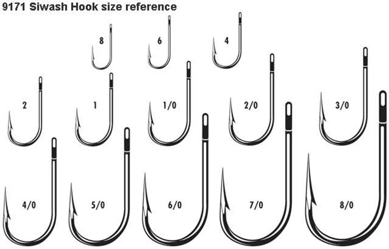 VMC Siwash Open Eye Hook Perma Steel 9171PS 2 VMC Siwash Open Eye Hook Perma Steel 9171PS - Image 2
