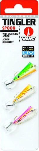 VMC Tingler Spoon Kit - 1/16oz - Glow UV 1 VMC Tingler Spoon Kit - 1/16oz - Glow UV