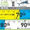 White Marlin Release Ruler