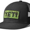 Yeti Floral Logo Badge Trucker Hat - Black