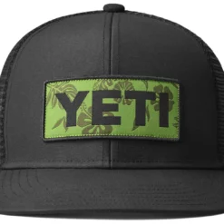 Yeti Floral Logo Badge Trucker Hat - Black -Marine Equipment & Accessories Sales Store yeti 21023005046 floral logo badge trucker hat 82834.1677854814
