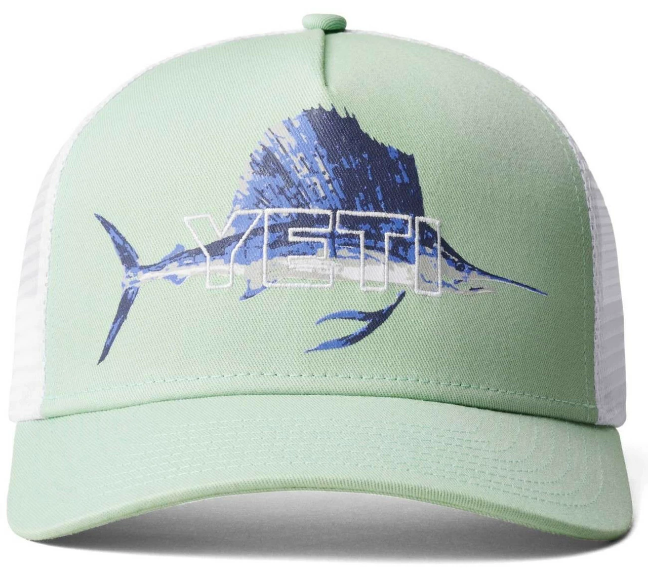 Yeti Sailfish Badge Trucker Hat - Ice Blue 3 Yeti Sailfish Badge Trucker Hat - Ice Blue - Image 3