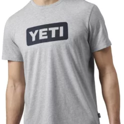 Yeti Premium Logo Badge Short Sleeve T-Shirt -Marine Equipment & Accessories Sales Store yeti premium logo badge short sleeve t shirt 22086.1677854885