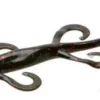 Zoom Lizard Bait - 6in - Black Red Glitter